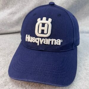 Husqvarna Logo Mens Navy Blue Husqvarna Hat Embroidered Adjustable OSFM